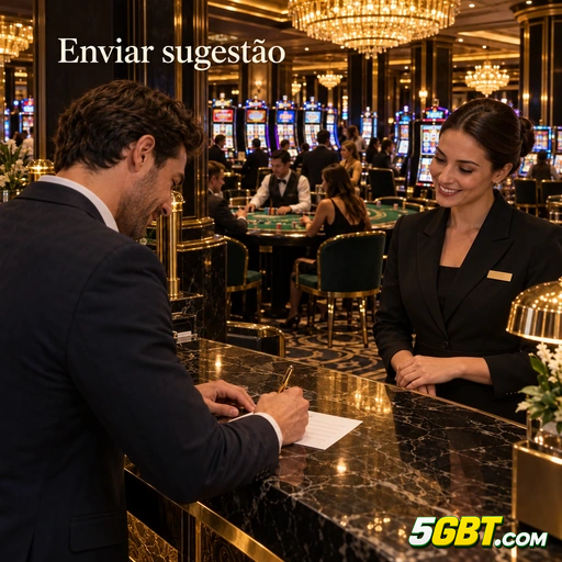 5gbt — tela de envio de sugestão dentro do aplicativo oficial
