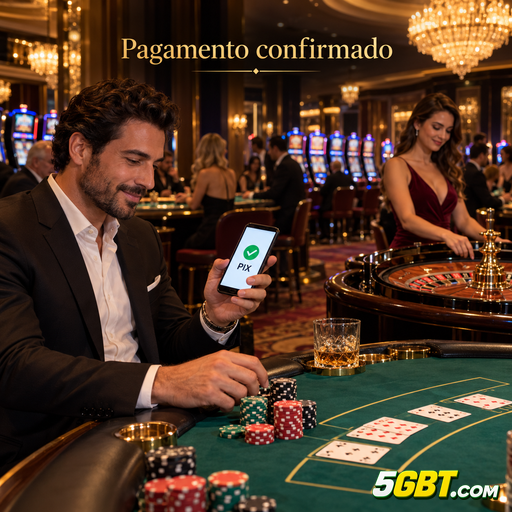 Confirmação de depósito por PIX no caixa em real do 5gbt